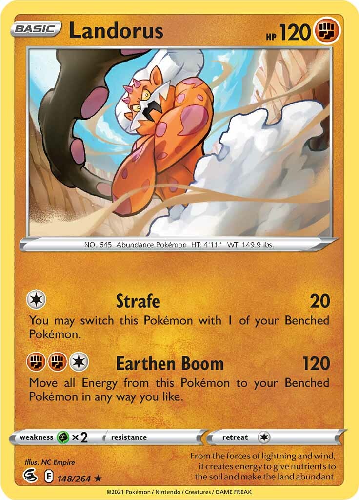 Landorus (148/264) [Sword & Shield: Fusion Strike] | Chromatic Games