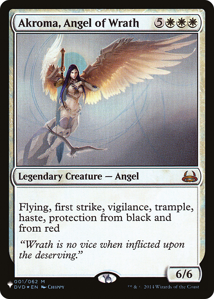 Akroma, Angel of Wrath [The List Reprints] | Chromatic Games