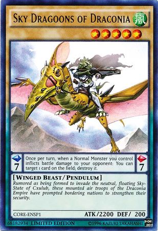 Sky Dragoons of Draconia [CORE-ENSP1] Ultra Rare | Chromatic Games