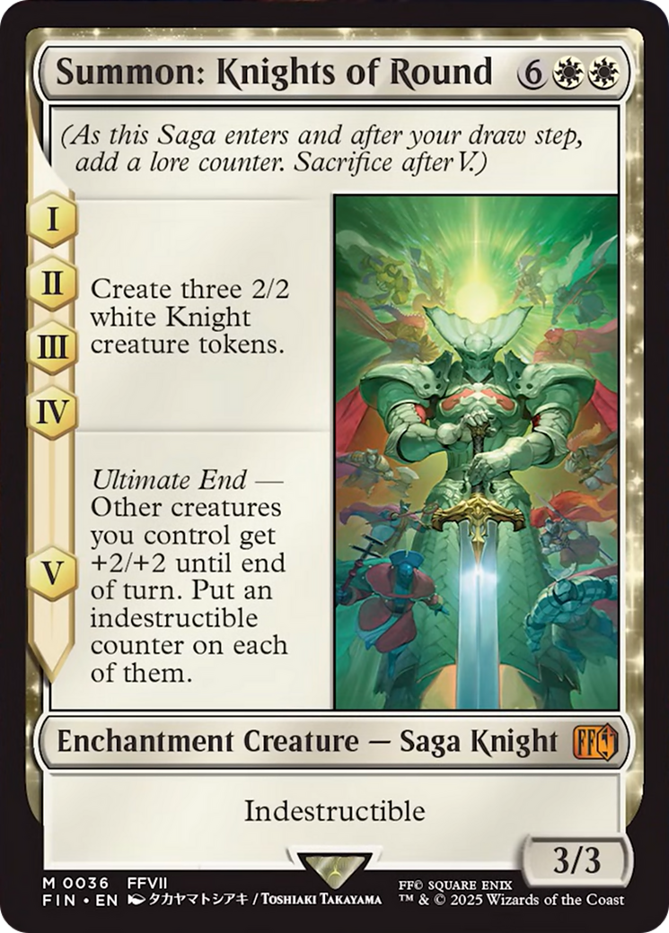 Summon: Knights of Round [FINAL FANTASY] | Chromatic Games