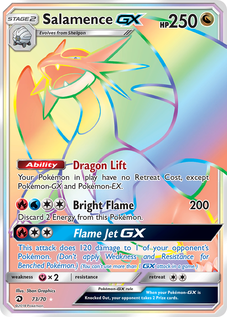 Salamence GX (73/70) [Sun & Moon: Dragon Majesty] | Chromatic Games