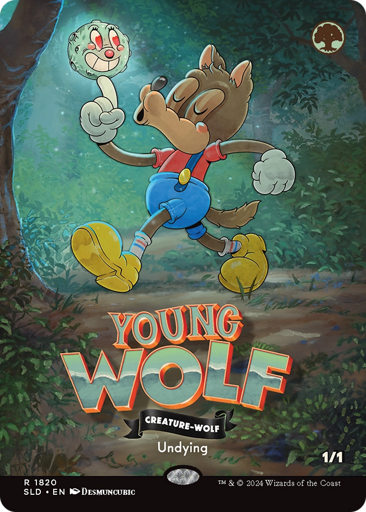 Young Wolf (Rainbow Foil) [Secret Lair Drop Series] | Chromatic Games
