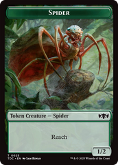 Spider // Bird Double-Sided Token [Tarkir: Dragonstorm Commander Tokens] | Chromatic Games