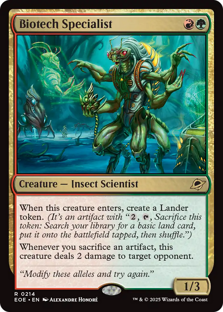 Biotech Specialist [Edge of Eternities] | Chromatic Games