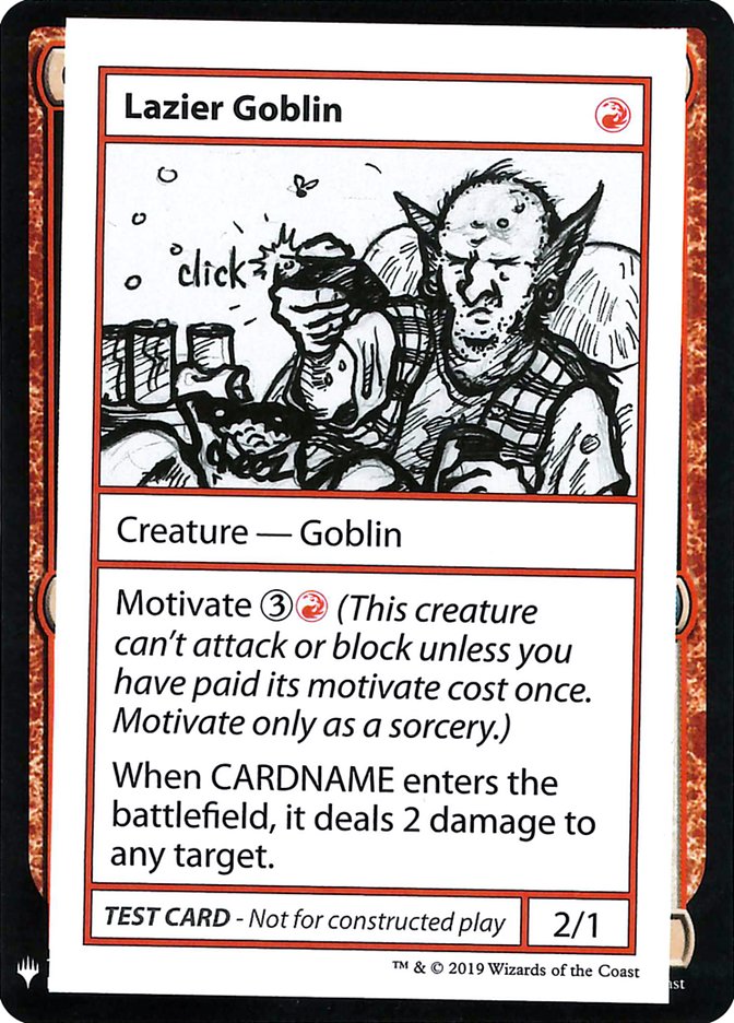 Lazier Goblin [Mystery Booster Playtest Cards] | Chromatic Games