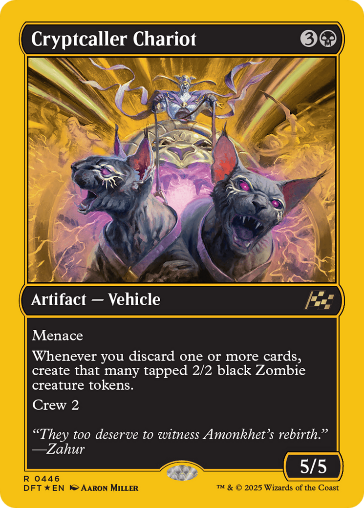 Cryptcaller Chariot (First-Place Foil) [Aetherdrift] | Chromatic Games