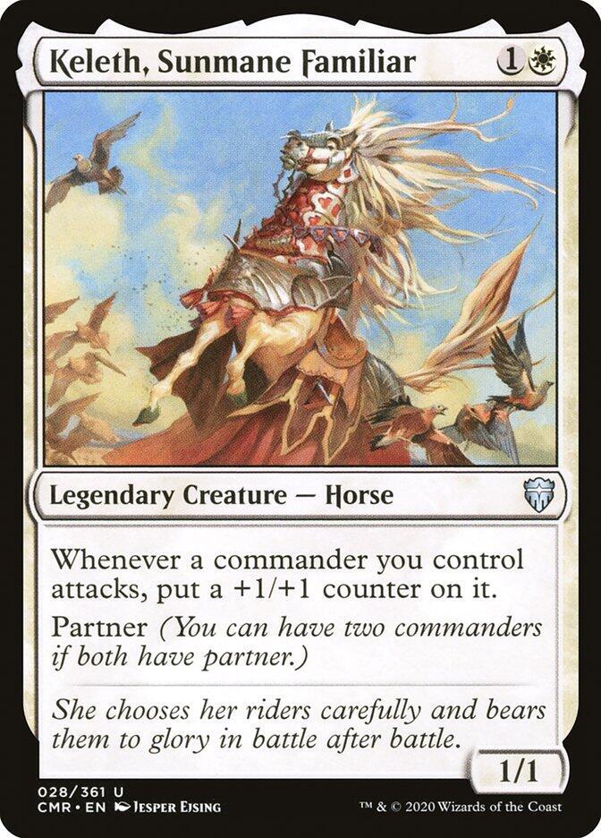 Keleth, Sunmane Familiar 28 (Commander Legends)  | Chromatic Games