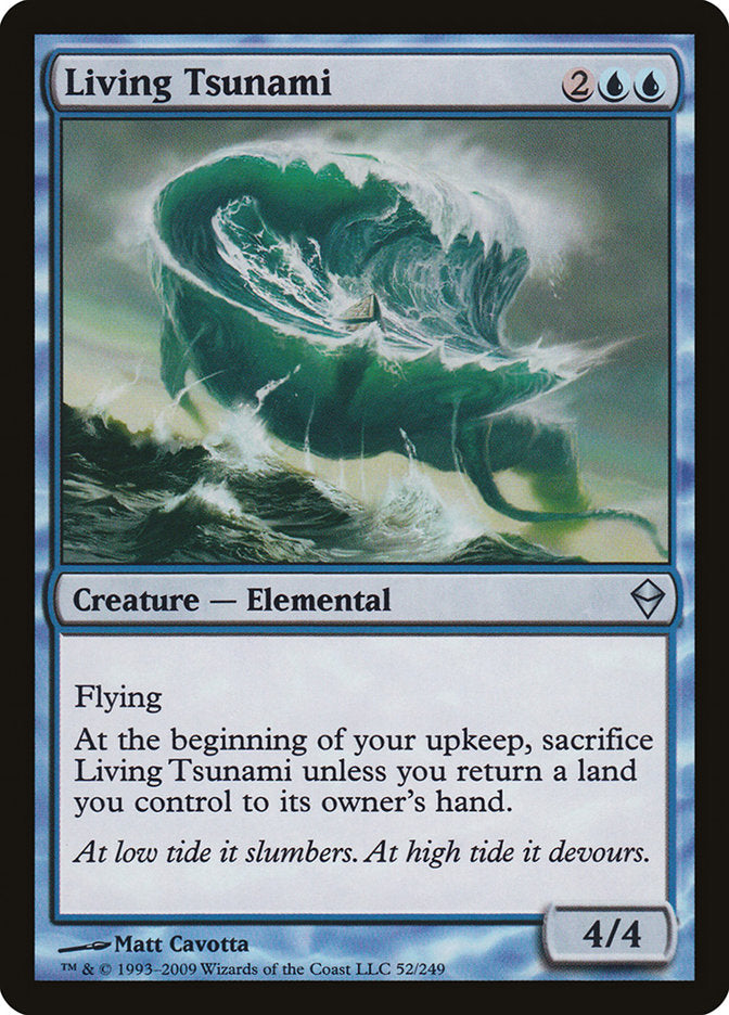 Living Tsunami 52/249 (Zendikar)  | Chromatic Games