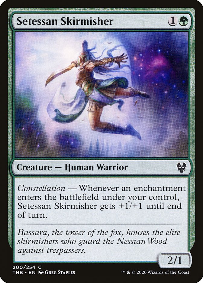 Setessan Skirmisher 200/254 (Theros Beyond Death)  | Chromatic Games