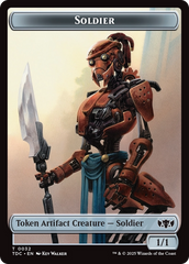 Solider (0032) // Copy Double-Sided Token [Tarkir: Dragonstorm Commander Tokens] | Chromatic Games