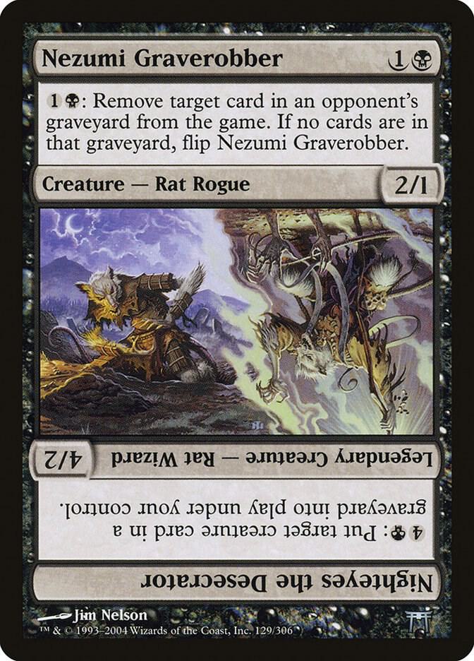 Nezumi Graverobber // Nighteyes the Desecrator 129 (Champions of Kamigawa)  | Chromatic Games