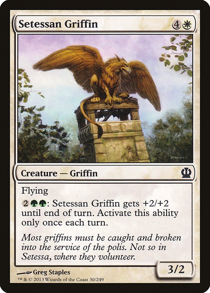Setessan Griffin 30/249 (Theros)  | Chromatic Games