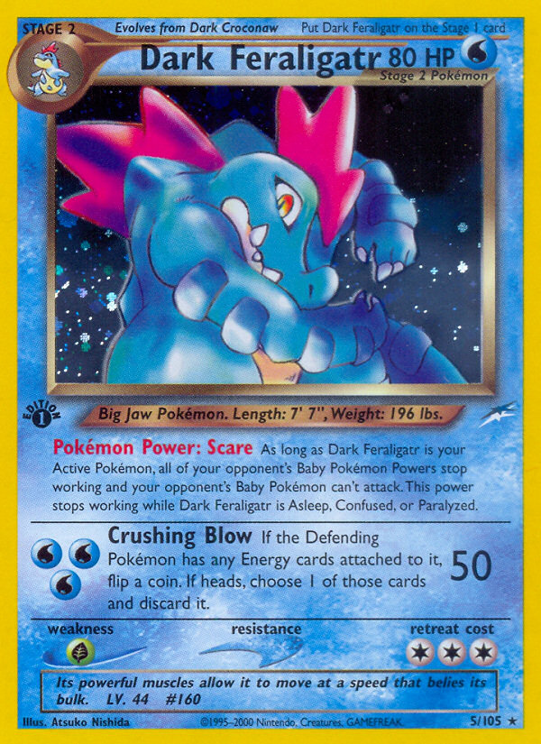 Dark Feraligatr (5/105) [Neo Destiny 1st Edition] | Chromatic Games