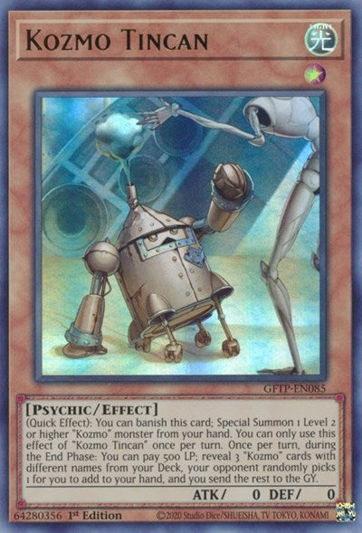 Kozmo Tincan [GFTP-EN085] Ultra Rare | Chromatic Games