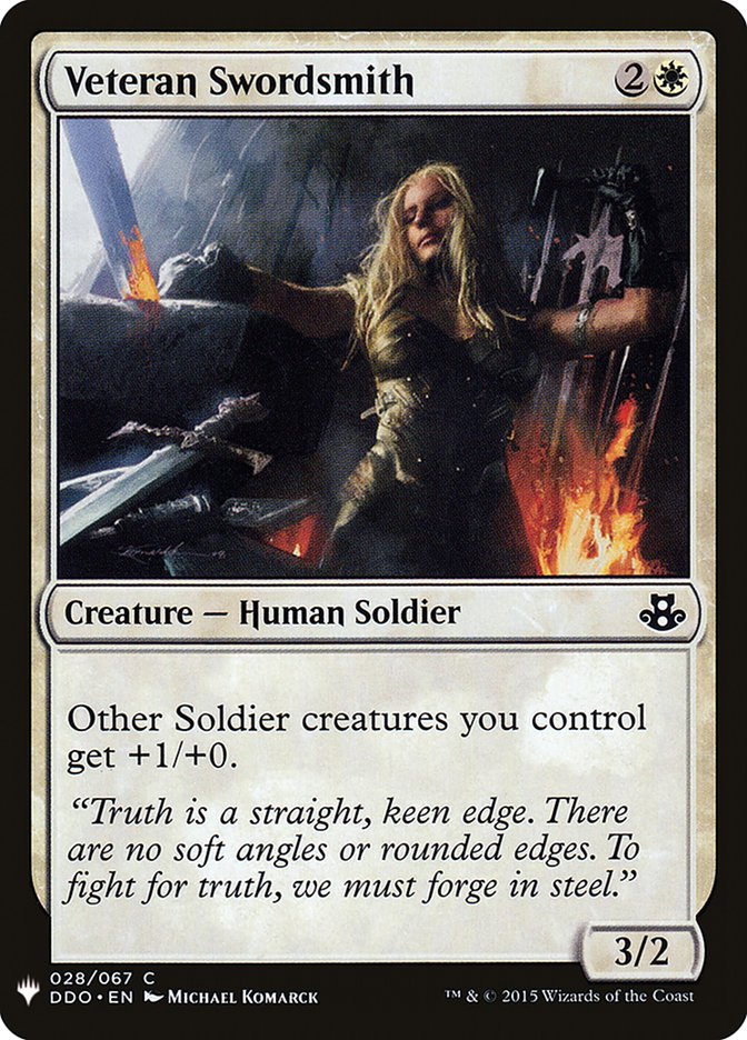 Veteran Swordsmith [Mystery Booster] | Chromatic Games