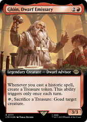 Gloin, Dwarf Emissary (Extended Art) (Surge Foil) [The Lord of the Rings: Tales of Middle-Earth] | Chromatic Games