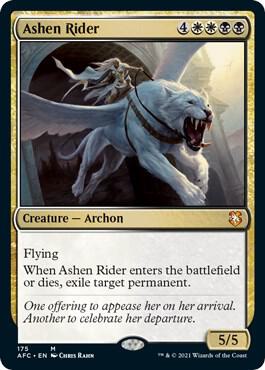 Ashen Rider 175/62 (Commander: Adventures in the Forgotten Realms)  | Chromatic Games