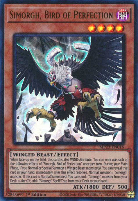 Simorgh, Bird of Perfection [MP23-EN016] Ultra Rare | Chromatic Games