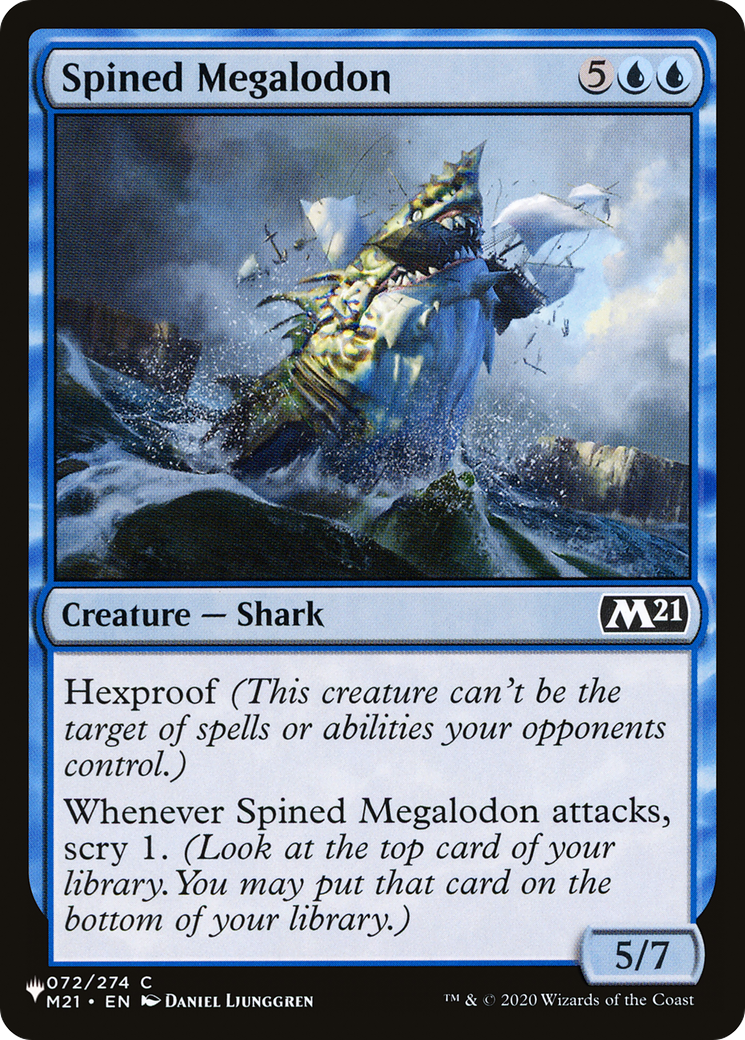 Spined Megalodon [The List Reprints] | Chromatic Games