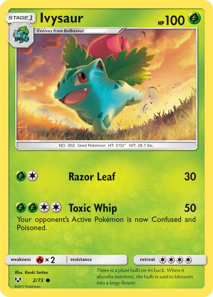 Ivysaur (2/73) [Sun & Moon: Shining Legends] | Chromatic Games