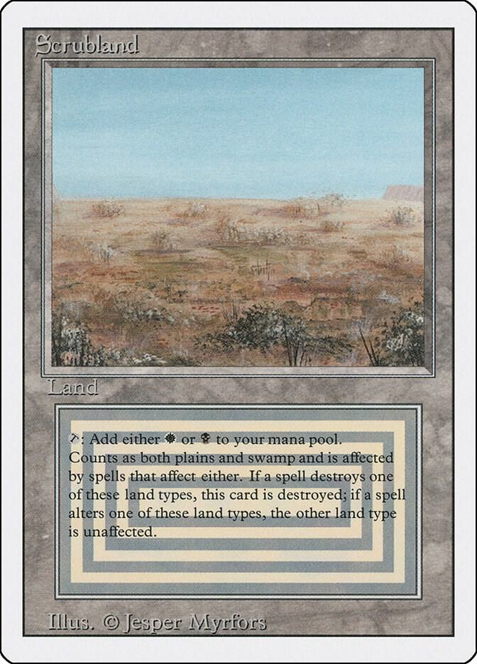 Scrubland 286/306 (Revised Edition)  | Chromatic Games