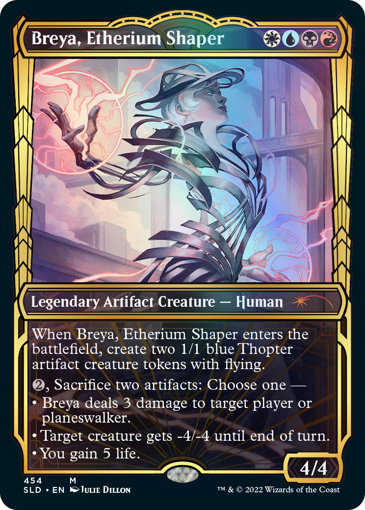 Breya, Etherium Shaper (Showcase Gilded Foil) [Secret Lair Drop Series] | Chromatic Games