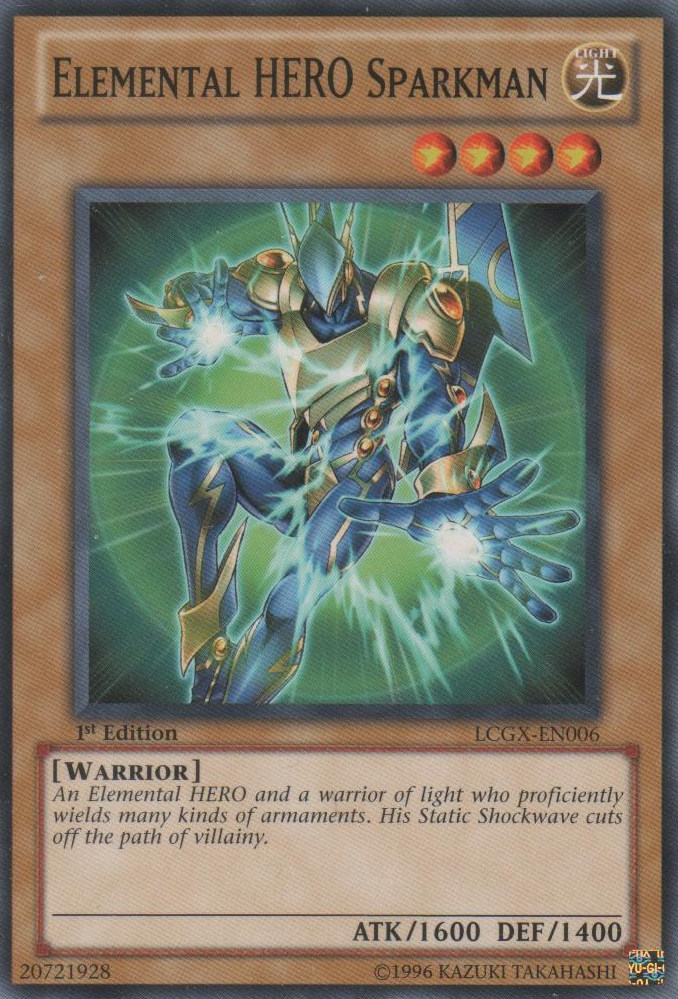 Elemental HERO Sparkman [LCGX-EN006] Common | Chromatic Games