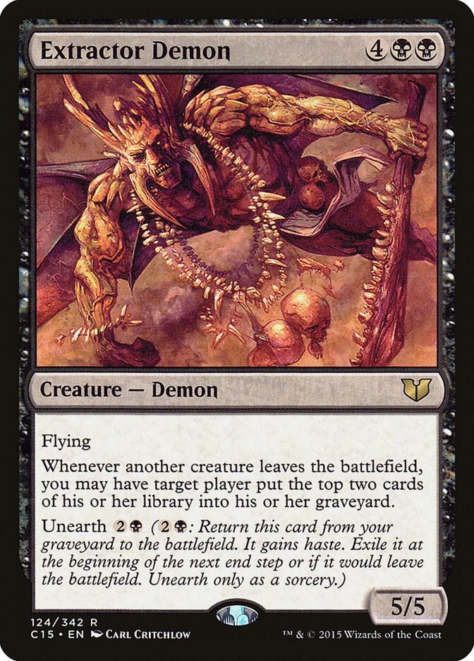 Extractor Demon 124/342 (Commander 2015)  | Chromatic Games