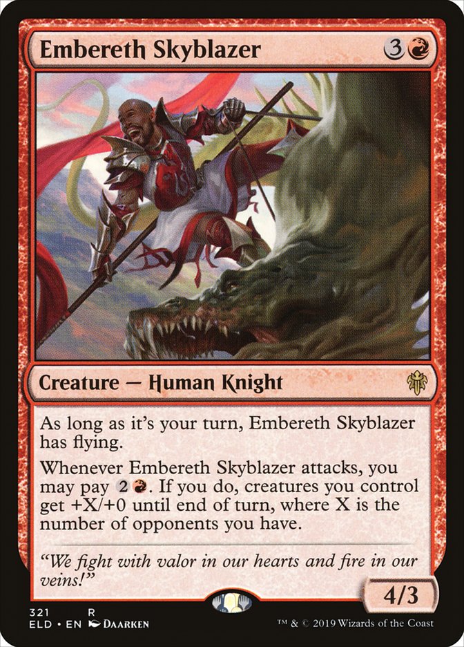 Embereth Skyblazer 321/269 (Throne of Eldraine)  | Chromatic Games