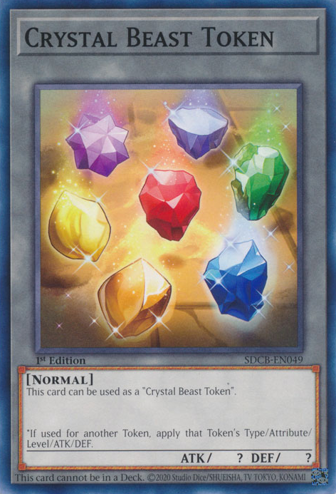 Crystal Beast Token [SDCB-EN049] Common | Chromatic Games