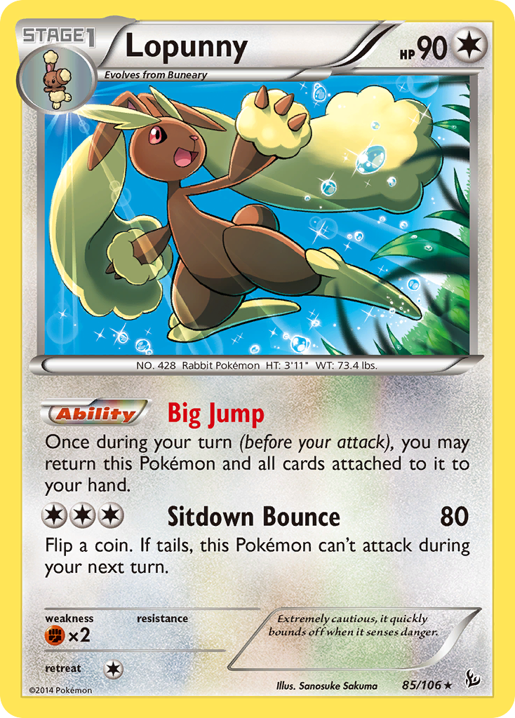 Lopunny (85/106) [XY: Flashfire] | Chromatic Games