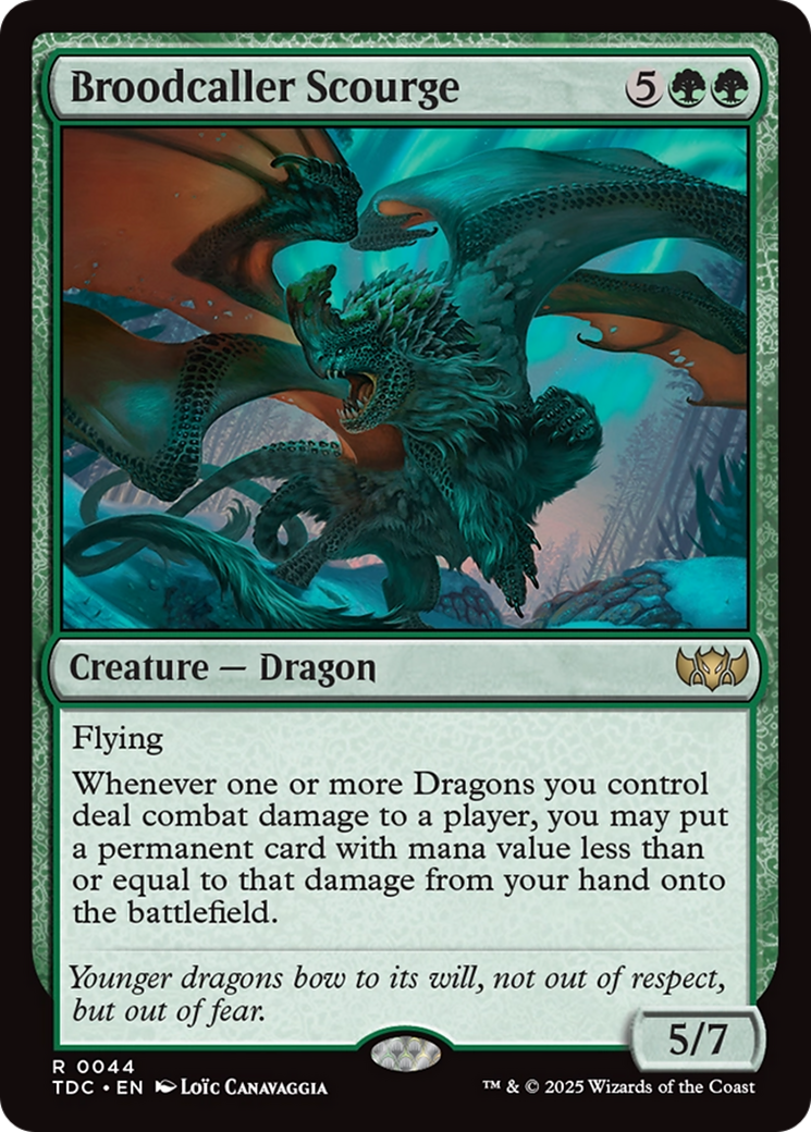 Broodcaller Scourge [Tarkir: Dragonstorm Commander] | Chromatic Games