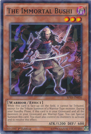 The Immortal Bushi [BP03-EN036] Shatterfoil Rare | Chromatic Games