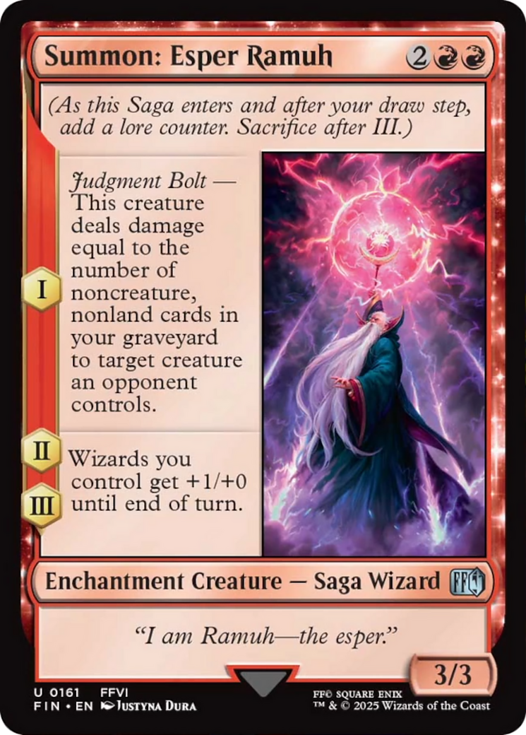 Summon: Esper Ramuh [FINAL FANTASY] | Chromatic Games