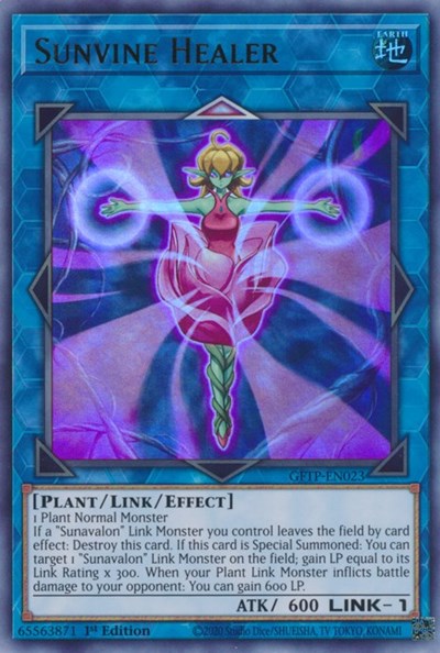 Sunvine Healer [GFTP-EN023] Ultra Rare | Chromatic Games