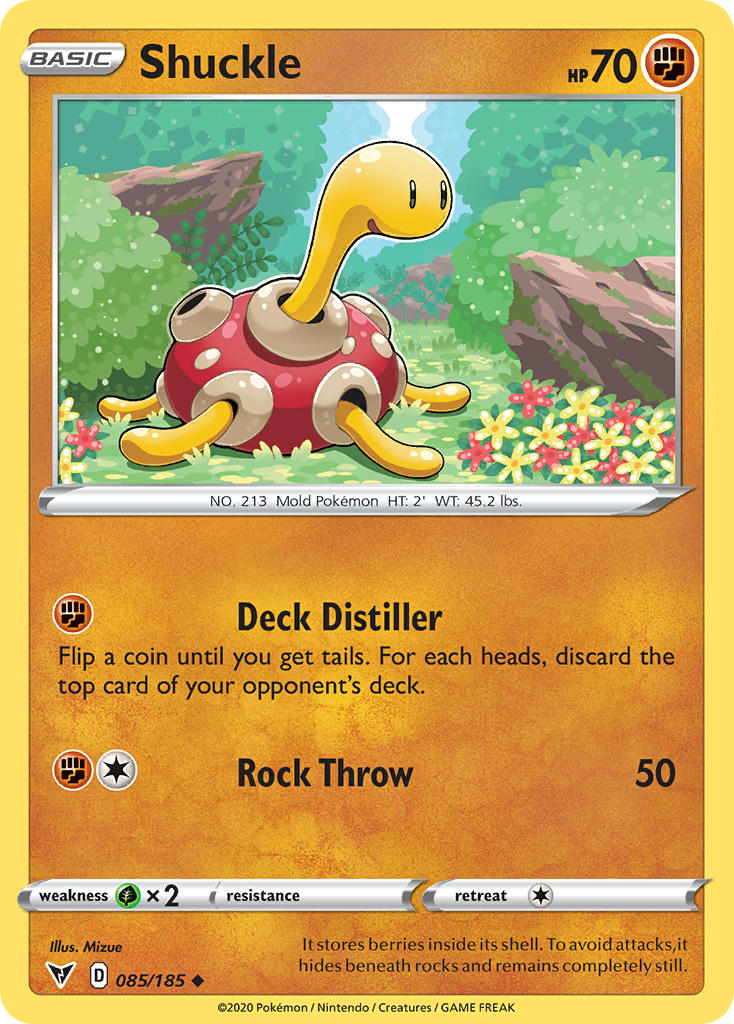 Shuckle (085/185) [Sword & Shield: Vivid Voltage] | Chromatic Games