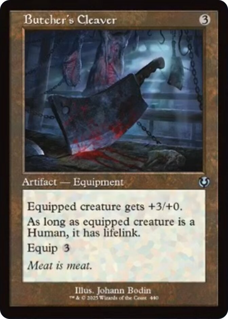 Butcher's Cleaver (Retro Frame) [Innistrad Remastered] | Chromatic Games