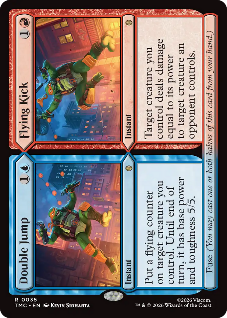 Double Jump // Flying Kick [Teenage Mutant Ninja Turtles Commander] | Chromatic Games