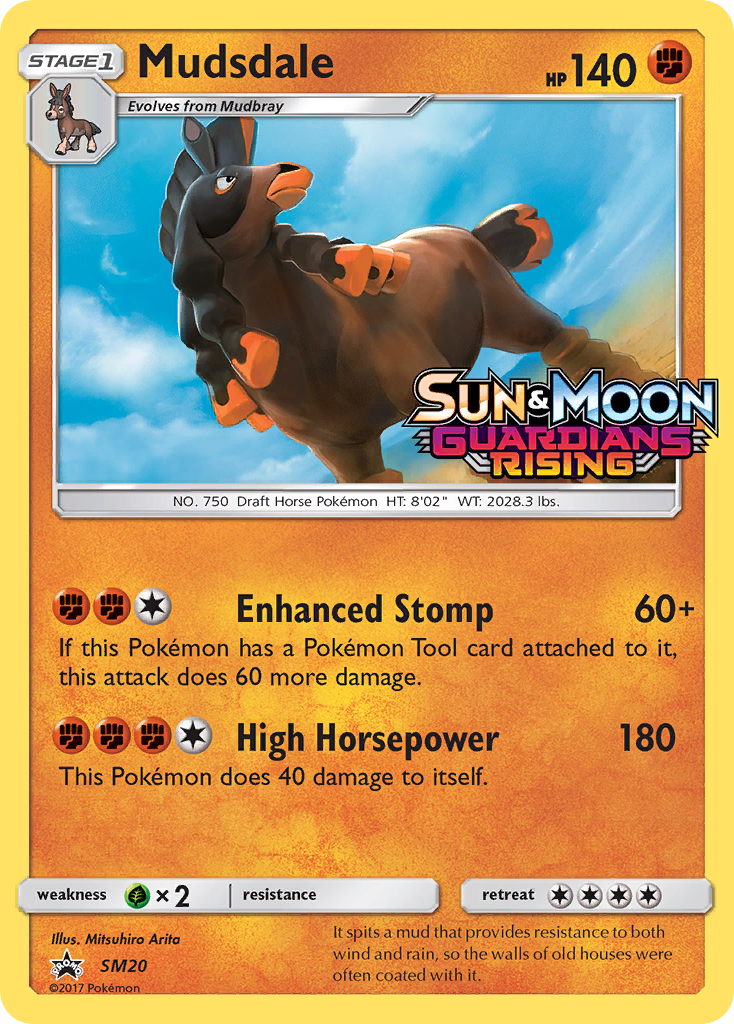 Mudsdale (SM20) [Sun & Moon: Black Star Promos] | Chromatic Games