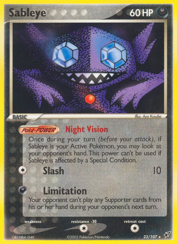 Sableye (23/107) [EX: Deoxys] | Chromatic Games