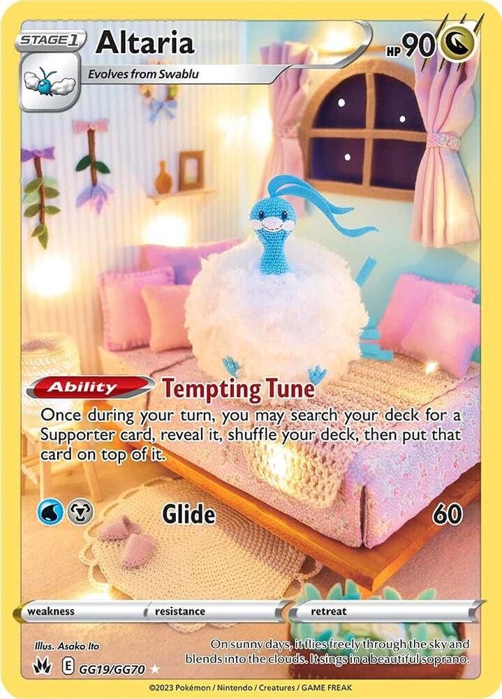 Altaria GG19/GG70 (SWSH: Crown Zenith: Galarian Gallery)  - Holofoil | Chromatic Games
