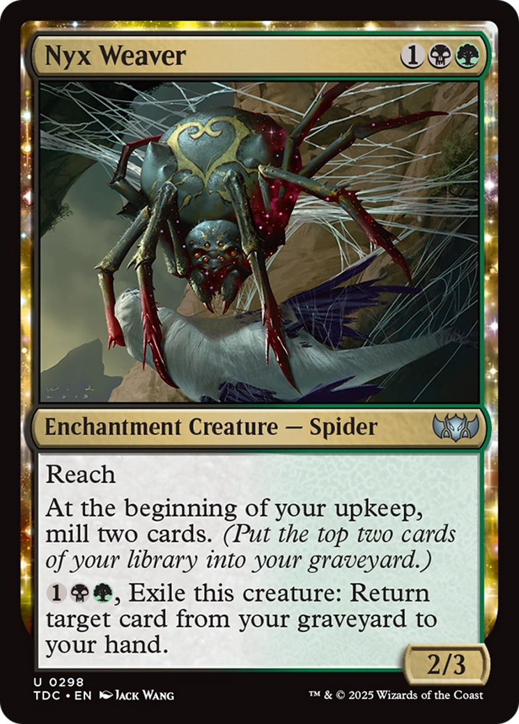 Nyx Weaver [Tarkir: Dragonstorm Commander] | Chromatic Games