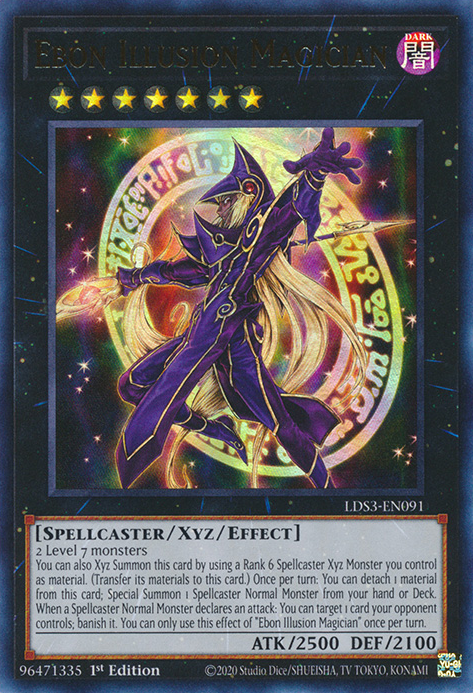 Ebon Illusion Magician [LDS3-EN091] Ultra Rare | Chromatic Games