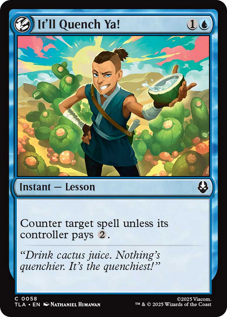 It'll Quench Ya! [Avatar: The Last Airbender] | Chromatic Games