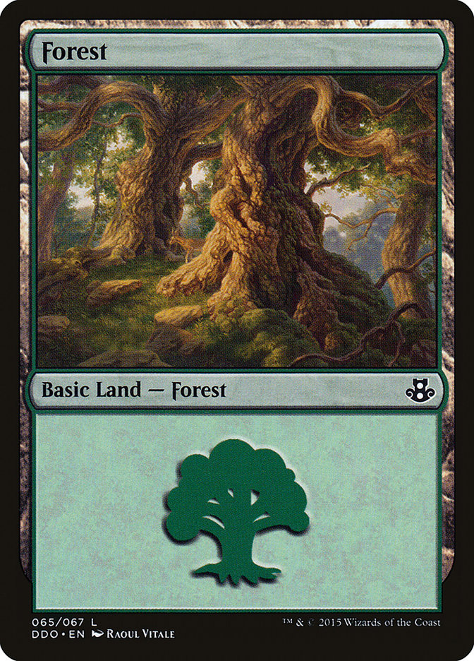 Forest (65) [Duel Decks: Elspeth vs. Kiora] | Chromatic Games