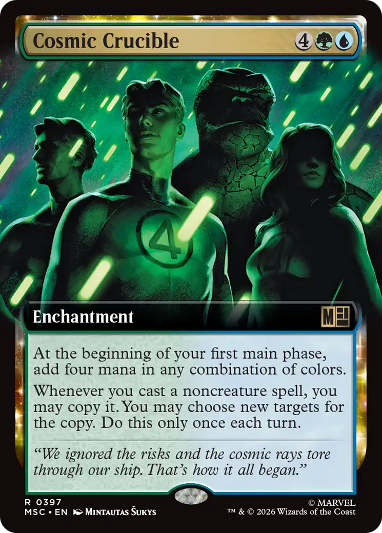 Cosmic Crucible (Extended Art) [Marvel Super Heroes Commander] | Chromatic Games