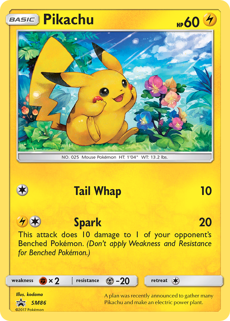 Pikachu (SM86) [Sun & Moon: Black Star Promos] | Chromatic Games