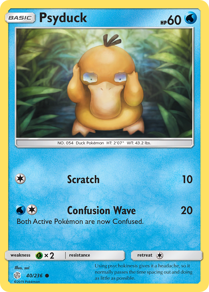 Psyduck (40/236) [Sun & Moon: Cosmic Eclipse] | Chromatic Games