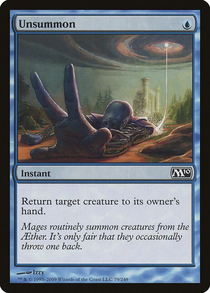 Unsummon 79/249 (Magic 2010 (M10))  | Chromatic Games