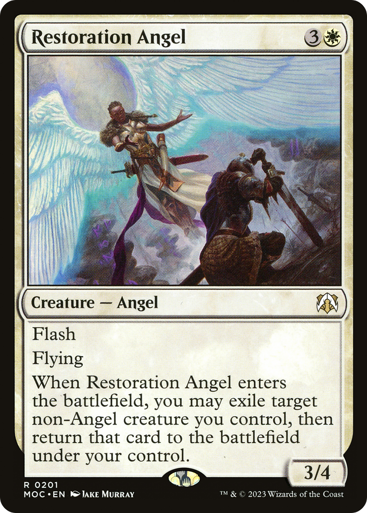 Restoration Angel [March of the Machine Commander] | Chromatic Games